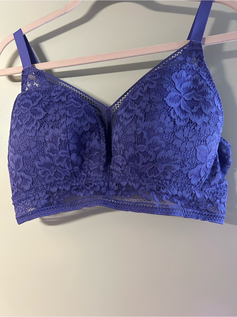 knix Violet Floral Lace Bralette